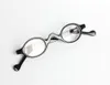 10 pezzi lotto piccoli occhiali da lettura rotondi occhiali retrò da donna e da uomo occhiali da lettura neri 10350 2140149