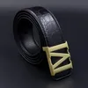 Men Leather belts Top luxury belts M Buckle Casual fashion design Men Accessories belts free shipping