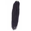 아프리카 두발 100g / 팩 3pcs 상자 / 크로 셰 뜨개질 머리카락 머리카락 아프리카 끈 묶기 연장 파도 판매 무료 배송