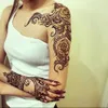 Pintura de tatuagem de henna de alta qualidade para arte corporal tatuagem natural inaian pasta de henna para desenho corporal marrom árabe tatuagens 8488381