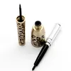 Neue Mode Make-Up Auge Ein Pc Leopard Shell Dicken Schwarzen Eyeliner Flüssige Make-Up Kosmetische Wasserdicht langlebig Eyeliner stift