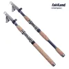 L/M/ML/MH Saltwater/Freshwater Carbon Telescopic Fishing rod Super Metal Reel Seat & Parts Spinning Fishing Pole Portable travel fish rod