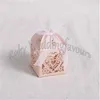 Darmowa Wysyłka 200 sztuk 6Colors Laser Cut Heart Candy Boxes Wedding Faovr Boxes Ragalos De Benti Birthday Party Supplies