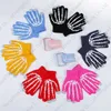 Pure Color Knitted Hand Bone Fingers Gloves Touch Screen Glove Fashionable Winter Anti-freeze Men And Women 6 Colors