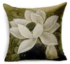 45 cm x 45 cm Water Lily Pillow Covers Beautiful Flowers Pillow Covers Decor Bird dragonfly throw pillow covers