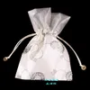 Paillette Patchwork Organza Small Cloth Drawstring bags for Gift Candy Tea Spice lavender Pouch for Festive Christmas Birthday Wedding Party