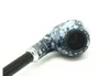 The Blue and White Porcelain Resin Pipe In Large Quantity and Trombone Pipe Smoking