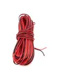 2Pin Led Extension Cable Wire Red Black 12V 24V For Led Strip 3528 5050 5630 5730 2 Pin DC Electronic Cord