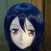 (C2-051) Handgjord toppkvalitet Handgjorda kvinnliga silikongummi ansiktsmask cosplay kigurumi masker crossdresser doll kig anime roll play