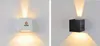8W عكس الضوء البوليفيين IP65 مكعب قابل للتعديل سطح شنت في الهواء الطلق الصمام lightig الشمعدانات أدى الجدار ضوء داخلي يصل أسفل أدى الجدار مصباح