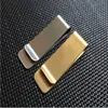 Stainless Steel Brass Money Clipper Slim Money Wallet Clip Clamp Card Holder Credit Name Card Holder 20x52mm ZA4915