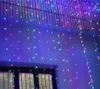 3M x 3m 300 LED屋外の家の暖かい白いクリスマスの装飾的なクリスマス文字列の妖精のカーテンガーランドパーティーライト