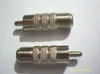 50 st RCA Male Plug to F Kvinna Coax Jack Adapter Cable Coupler