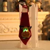 LED Christmas decoration child neck tie 4 color 20*8cm sequin necktie X-mas necktie kid Tie for Christmas gift