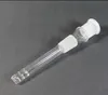 Super Glass Downstem Pipe 14.5mm 18.8mm Женский 14mm 18mm Толстое стекло Downstem Диффузор Стекло вниз Стержень для стеклянных бонгов Стеклянные ножки