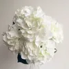 Silk Hydrangeas 48Pcs/lot Artificial Single Hydrangea Cream/Pink/Blue/Green Color for Wedding Flower