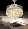 Led Ceiling Fans Light 110-240V Invisible Blades Ceiling Fans Modern Fan Lamp Living Room European Chandelier Ceiling Light 36 / 42 Inche MY