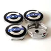 4pcs / set 60mm 합금 볼 보 휠 센터 캡 허브 커버 자동차 엠 블 럼 배지 블루 C30 C70 S40 V50 S60 V60 V70 S80