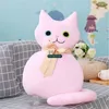 Dorimytrader New Anime Cat Plush Pillow Toys Giant Giant Loved Stuped Cats Doll Baby and Lover Present 100cm 39inches Dy616694737667