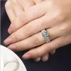 2ct本物のソナ総合ダイヤモンドの結婚式の婚約リング925スターリングシルバー18K卸売ドロップショーツDY-JZ0058