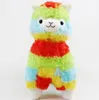 뜨거운 판매 레인보우 알파카 플러시 양 장난감 일본어 소프트 플러시 Alpacasso 아기 봉제 인형 동물 알파카 선물