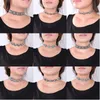 Groothandel-boho kraag choker zilveren ketting verklaring sieraden vintage etnische bohemie stijl turquoise kralen nek voor vrouwen # 83377