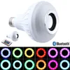 LED Bluetooth 12W Hot Wireless Speaker Bulb Audio Speaker LED Music Playing Lighting With 24 Keys E27 Remote Control DHL Free shipping
