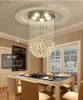 Raindrop LED K9 Crystal Crystal Crystals Lighting Crud Кристаллы Потолочный свет для гостиной спальня Робби