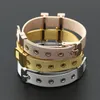 Colorfast عالية الجودة للمجوهرات Titanium Mesh Bracelet الموضة الشهيرة العلامة التجارية القابلة للتعديل معصم المعصم نساء H bangle Joyas Bijoux H-2016 هدية