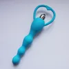 Vibrando Anal Beads Silicone Seguro À Prova D 'Água Anal Butt Plug Adulto Brinquedo Anal Plug Anal Masturbação Produtos Adultos Do Sexo