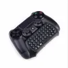 DOBE 3,5 mm Bluetooth Mini Chatpad sem fio Mensagem Teclado QWERTY Tecla completa para PS4 PS 4 P4 PlayStation Controller