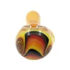 4 inches smoking hand pipes with gold fumed spoon pipe and distorted round grain bowl