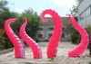 3M кривые щупальца розовые надувные покружающие кругу осьминога для мероприятия / украшения здания