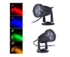 3 * 3 W LED Çim Işık Su Geçirmez Açık Spotlight Yeşil Sarı Kırmızı Mavi Beyaz Bahçe Çim Dekorasyon Için Led Çim Spot Işık 85-265 V 12 V