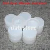 100% FDA 3 ml recipiente de silicone claro, anti-aderente claro silicone jar para cera ou cosméticos, armazenamento de concentrado de silicone para o transporte livre