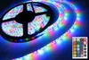 RGB LED Strip Light 3528 SMD 50m 50 Metr 10 Rolls 300 LED Elastyczne Wodoodporne + 24kkal IR Pilotysta + 12 V 2A Zasilacz do DHL