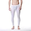 Wholesale-Men Modal Long Johns Mesh Thermal Pants Elastic Trousers Thermal Underwear Leggings M-XL Hot