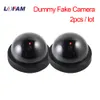 LOFAM 2pcs/Lot Home Security Fake Camera Simulated video Surveillance indoor outdoor Surveillance Dummy IR Led Fake Dome camera