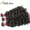 8A Water Wave Style Remy Hair Weaves Extensions Brazilian Virgin Human Hair Natural Color Cambodian Malaysian Indian Peruvian 34 5452306