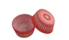 Cupcake wkładki Papierowe Przypadki Macaron Muffin Wrappers Stand 3.5 cm Czerwony Purpurowy Ciasto Narzędzia do pieczenia Dzieci Urodziny Dekoracje 4200 sztuk / karton