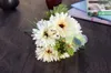 Konstgjord simulering blomma gerbera bröllop buketter av afrikansk chrysanthemum fu lang solros holding blommor hem dekoration sf012