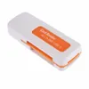 Jadeite Jade USB 2.0 4 in 1 Memory Multi Card Reader for M2 SD SDHC DV Micro SD TF Card USB ver2