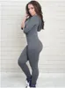 Strampler Sexy Strampler Frauen Body Kordelzug Kapuze Overall 2016 Herbst Winter Plus Größe M L XL Casual Frauen Overall