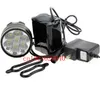 Impermeabile 10000Lm 7 x XML T6 LED Luminoso Luce frontale per bici da bicicletta + 10000mAh Batteria ricaricabile