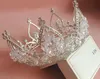 Vintage Silver Wedding Tiara Bridal Hair Crown Headband Accessories Women Jewelry Hairband Headpiece