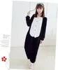 Flannel anime tecknad panda cosplay vuxen unisex cosplay djur söta onesies djur pyjamas halloween pyjama sätter djur nonopanda jumpsuit