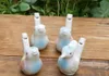 100 stks Groothandel Nieuwe Collectie Water Bird Bird Clay Ceramic Glazed Bird Whistle-Peacock Birds Gratis verzending