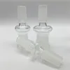 Adaptateur de verre 14mm 18mm mâle à femelle, adaptateurs de bong à bouche de meulage pour tuyaux de fumée en verre, convertisseur adaptateur de joint en verre