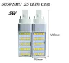 SMD 5050 prise horizontale lumières E27 G24 G23 led ampoule de maïs 180 degrés AC85-265V 5W 7W 9W 11W 13W éclairage led lampe d'intérieur