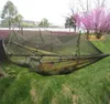 Outdoor Camping Parachute Survival redes com Mosquito Net jardim portátil Redes cama balanço pendurado camas Caminhadas dupla Hammock